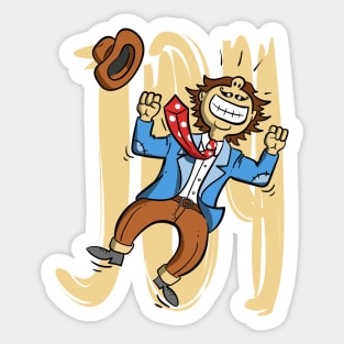 Joy and Happiness Sticker